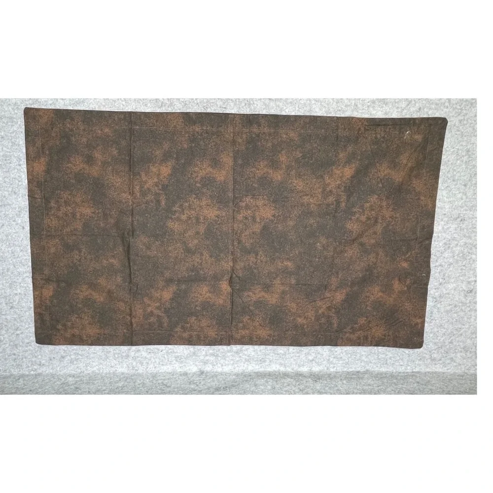 Kimlor Mills Deer Antler Pillow Sham Set 2 King Brown NWOT Rustic Hunting Cabin